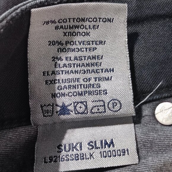 Silver Jeans women's size W30 (32) / L33 black colour Suki Slim - Picture 8 of 13